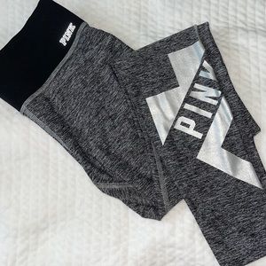 NWOT Victorias Secret PINK Yoga Reflective Legging